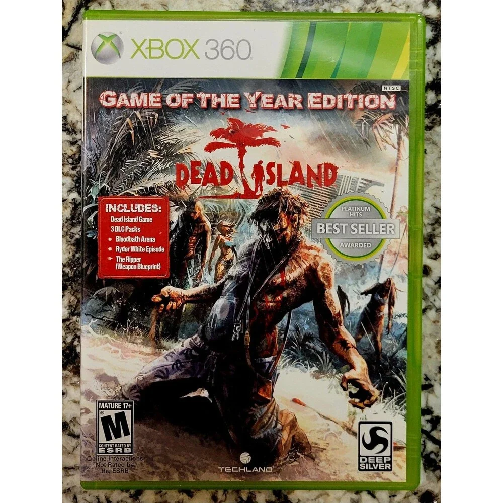 XBOX 360: DEAD ISLAND - GAME OF THE YEAR EDITION,  COMPLETE CIB,FAST SHIPPING
